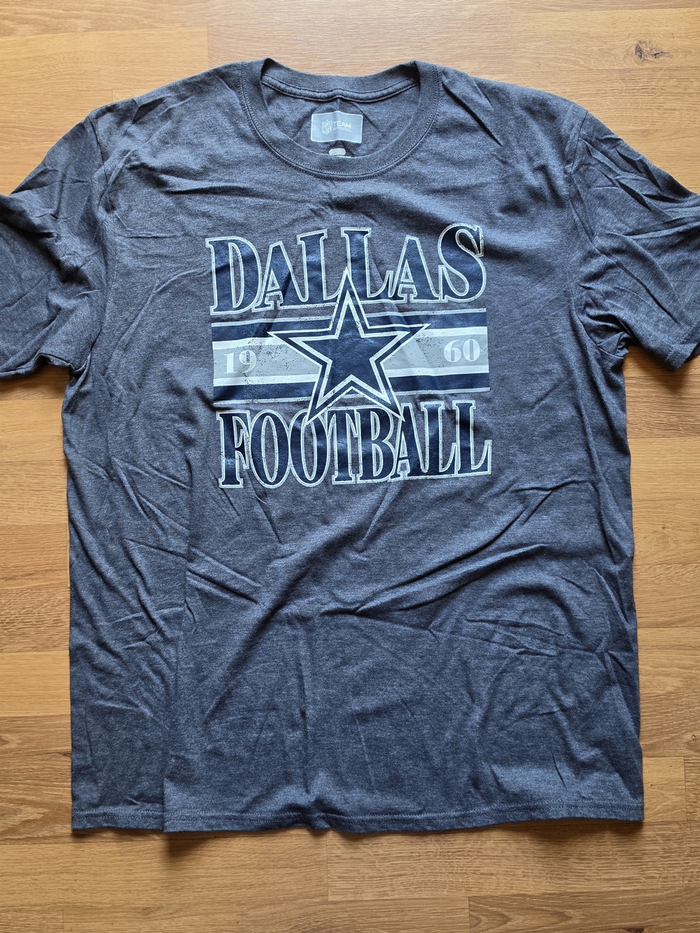 Dallas Cowboys NFL Football Graphic T-Shirt - Gray XL